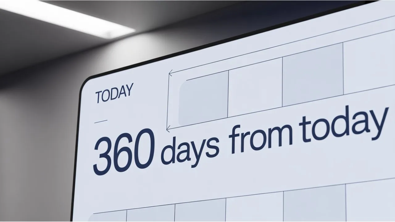 Techlynex images What is 360 Days From Today? Looking Toward the Future