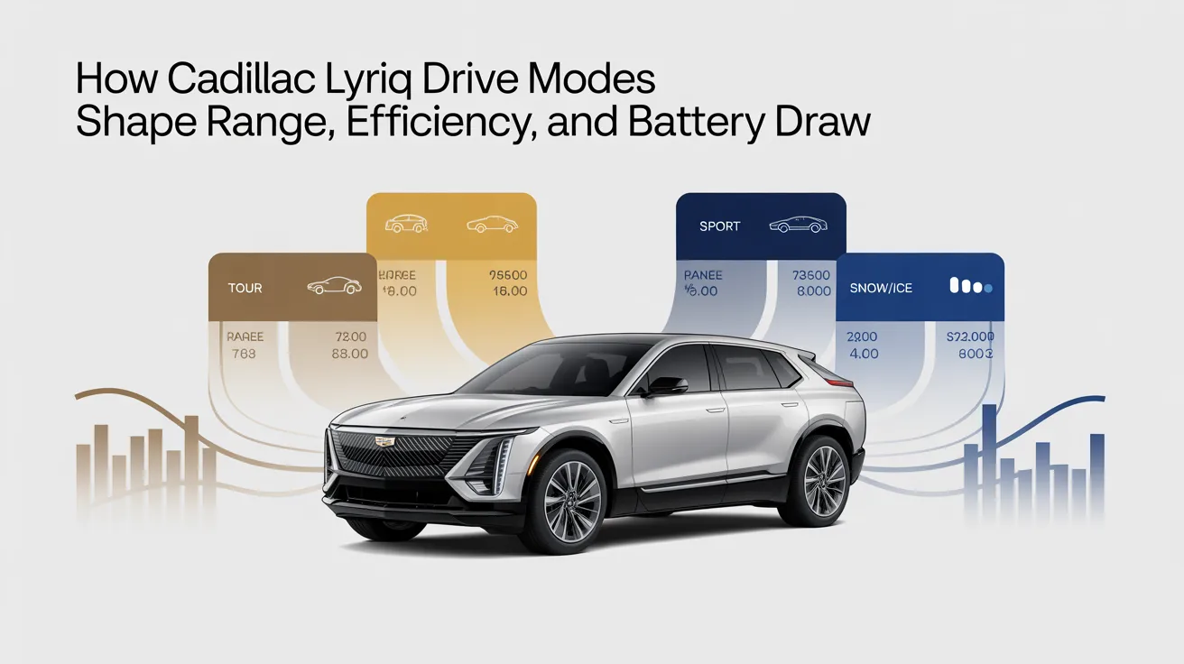 Techlynex images How Cadillac Lyriq Drive Modes Shape Range, Efficiency, and Battery Draw
