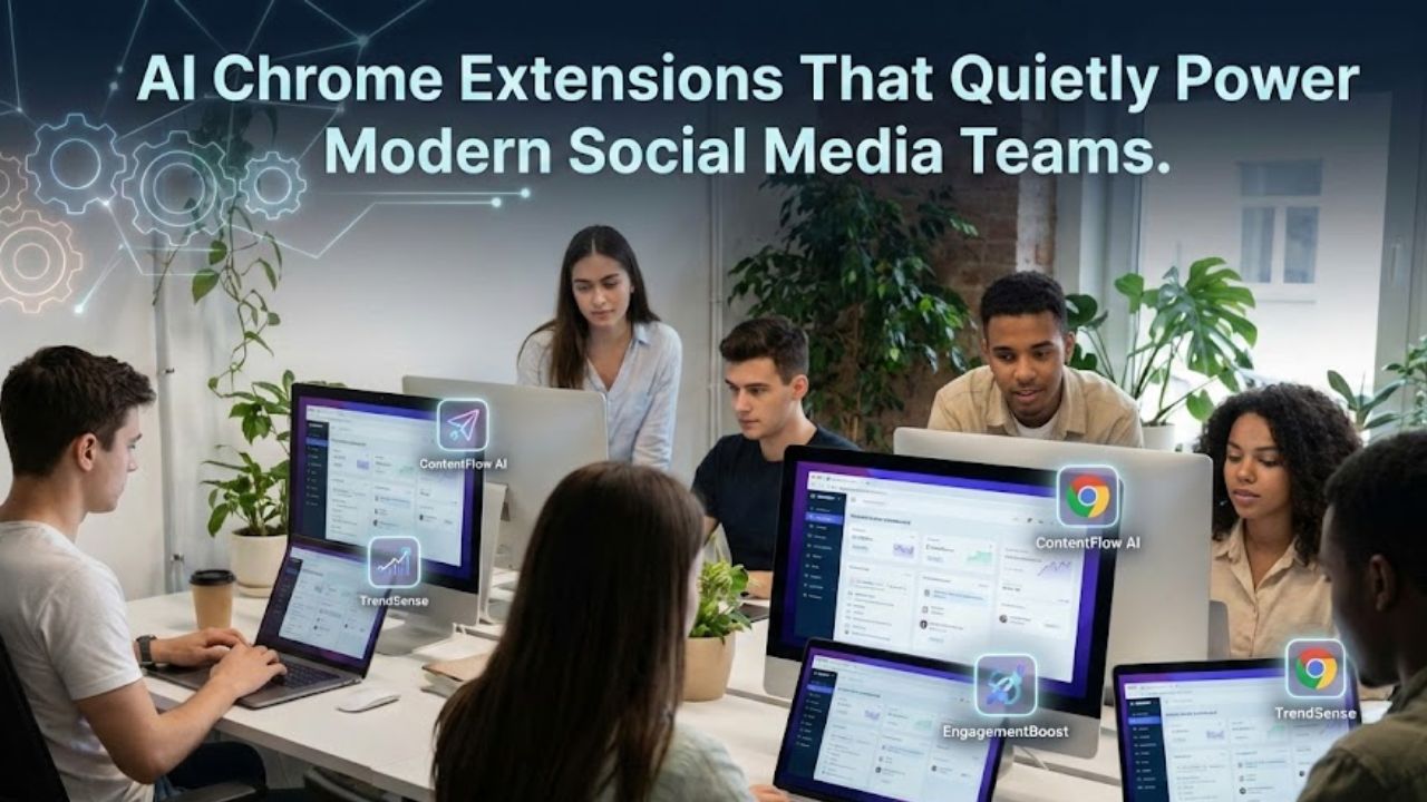 Techlynex images AI Chrome Extensions That Quietly Power Modern Social Media Teams